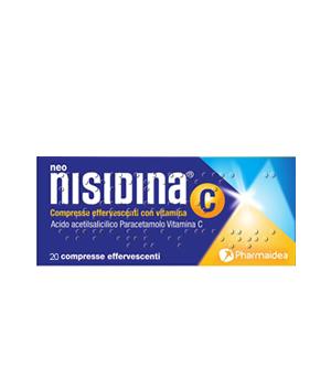 Neo nisidina compresse effervescenti con vitamina c  acido acetilsalicilico + paracetamolo + acido ascorbico (vitamina c)