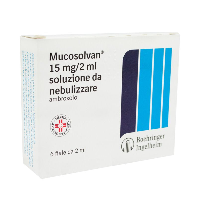 Mucosolvan 15 mg/2 ml soluzione da nebulizzare  ambroxolo