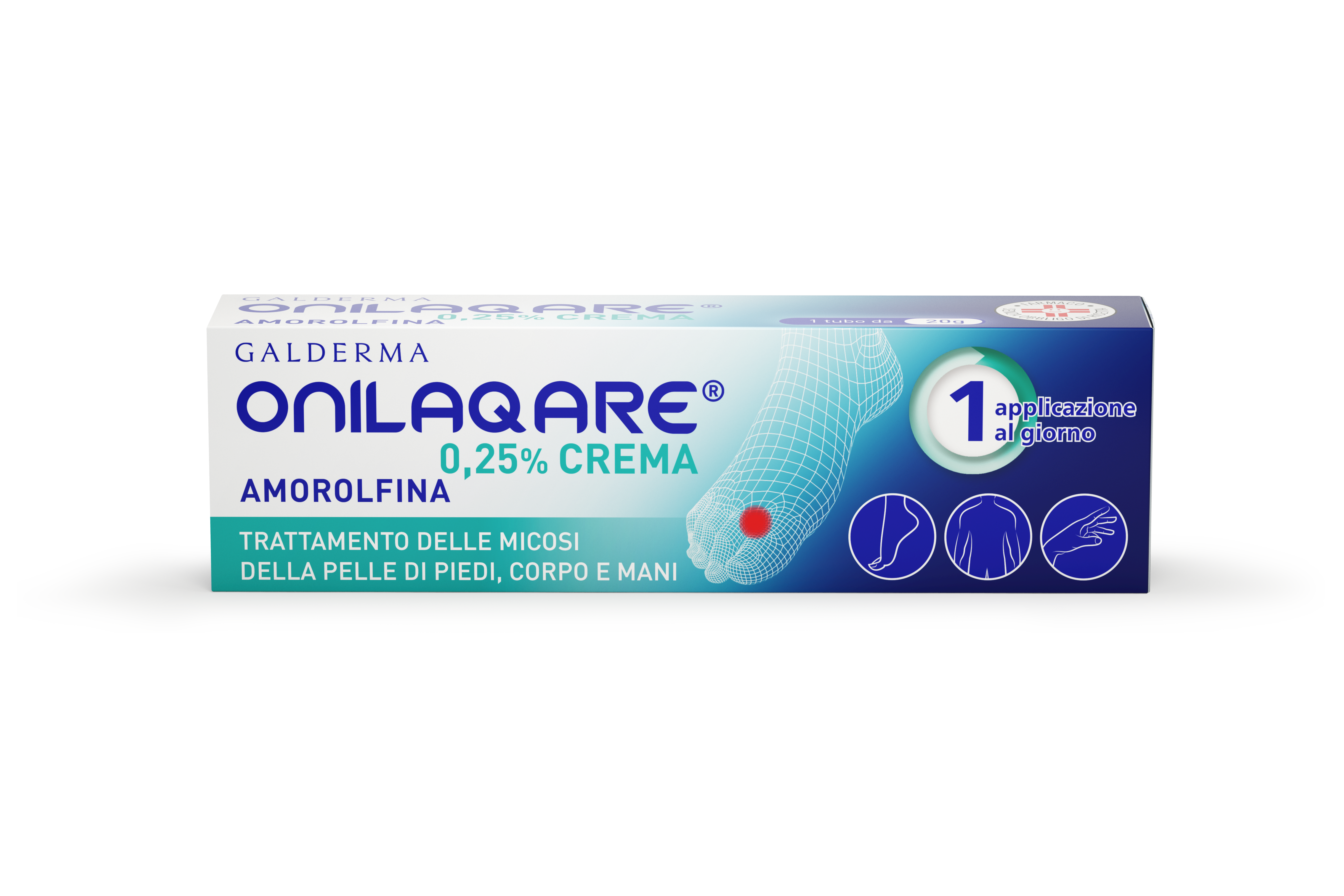 Onilaqare 0,25% crema  amorolfina