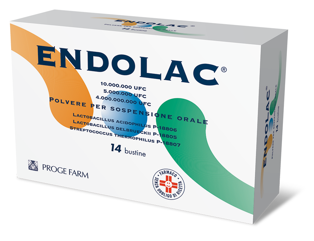 Endolac polvere per sospensione orale 14 bustine in carta/al/pe