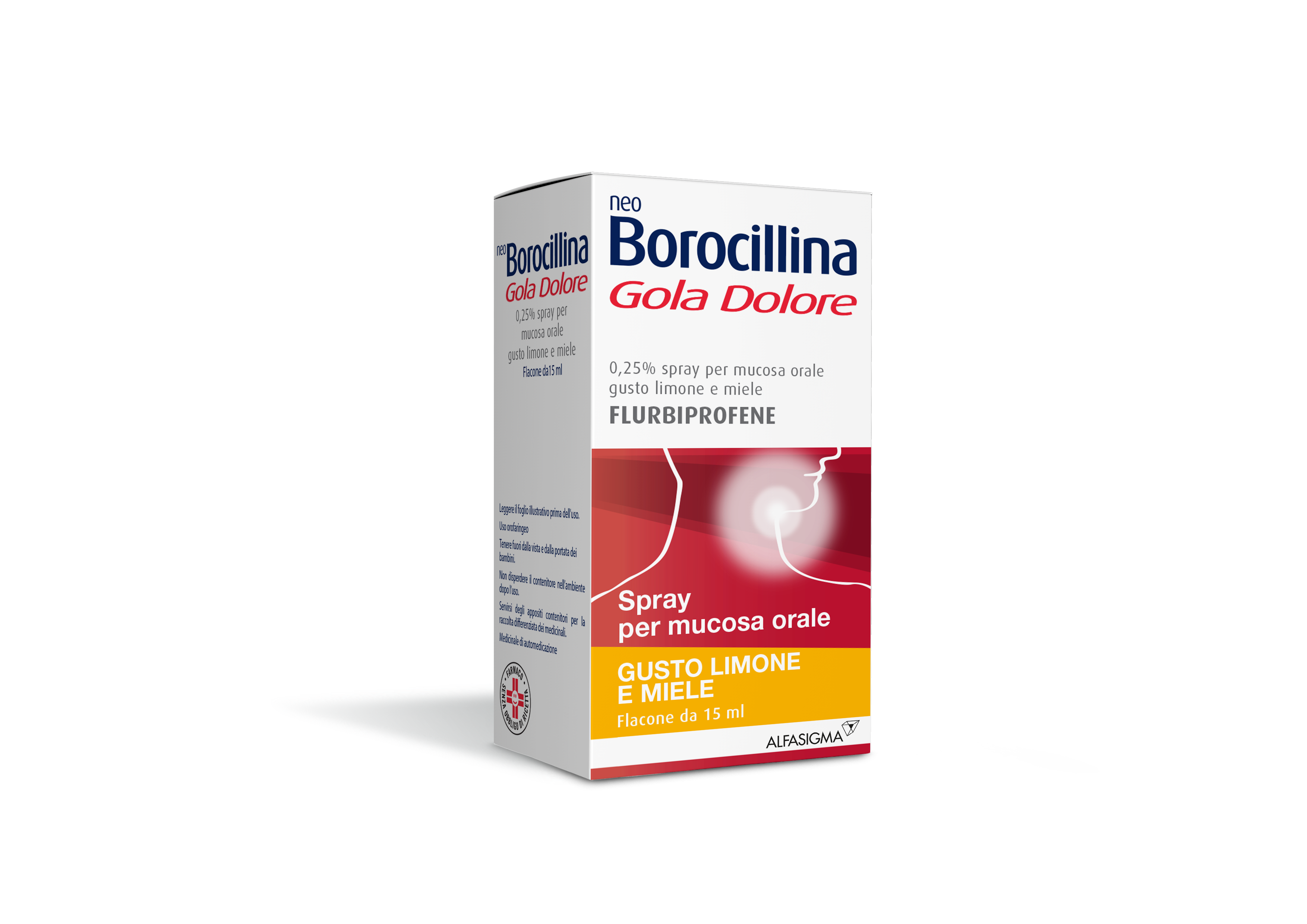 Neoboro golado 0,25% spray per mucosa orale 1 flacone 15 ml