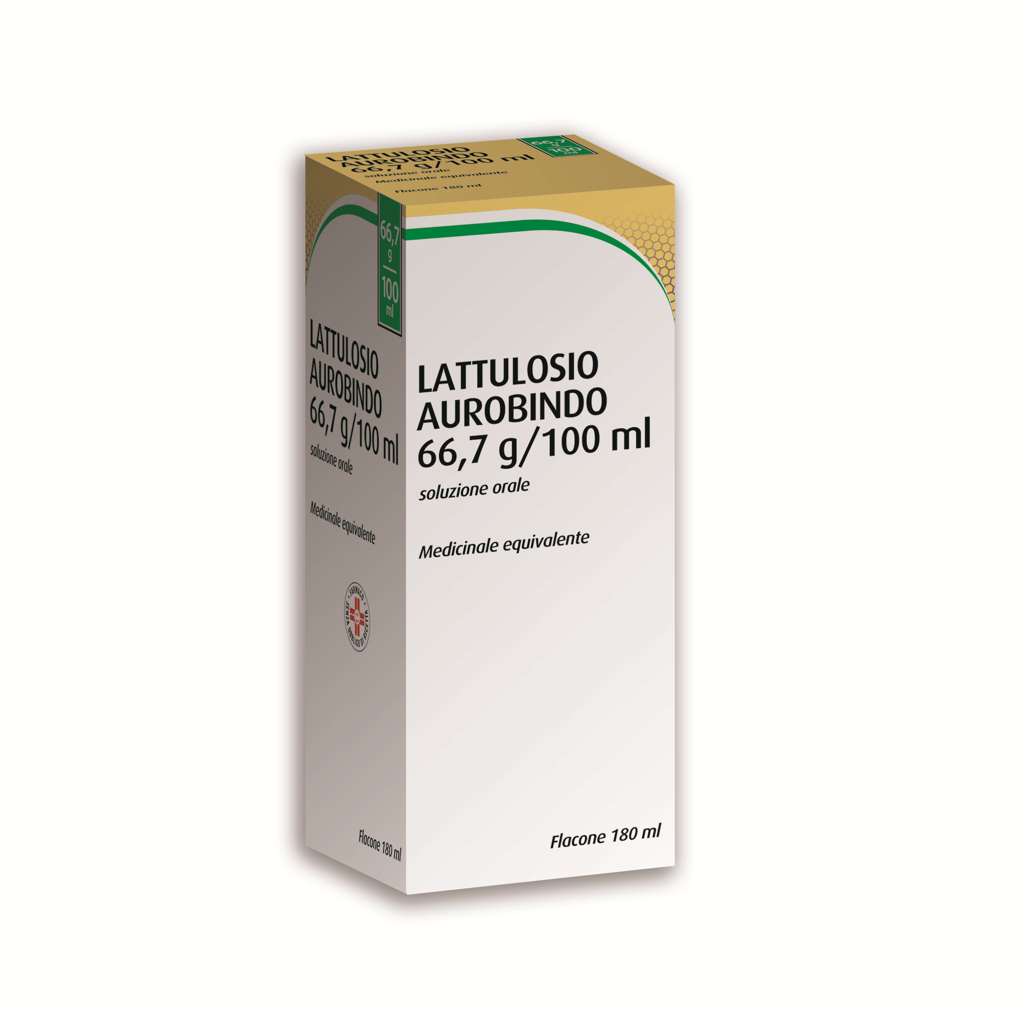 Lattulosio aurobindo 66,7 g/100 ml soluzione orale  medicinale equivalente