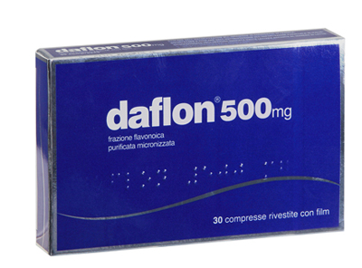 Daflon&reg; 500 mg compresse rivestite con film  frazione flavonoica purificata micronizzata