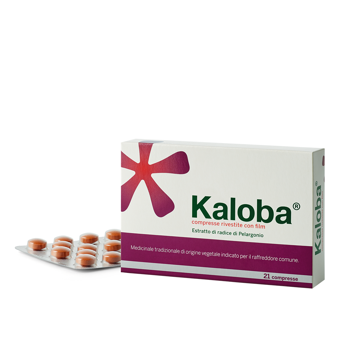 Kaloba compresse rivestite con film  estratto di radice di pelargonio