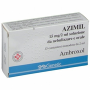 Azimil "15 mg/ 2 ml soluzione da nebulizzare e orale"15 contenitori monodose da 2 ml"