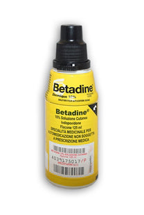 "10% soluzione cutanea"flacone 125 ml"