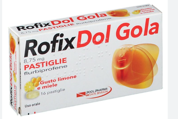 Rofixdol gola 8,75 mg pastiglie gusto limone e miele  flurbiprofene