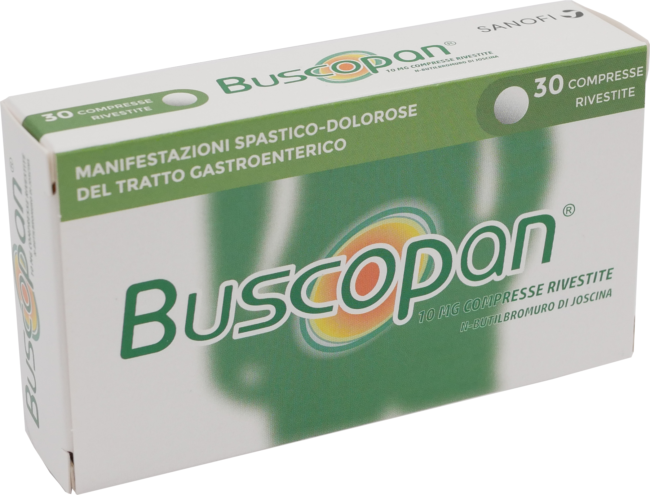 Buscopan 10 mg compresse rivestite  buscopan 10 mg supposte  n-butilbromuro di joscina