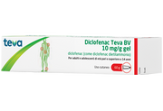 Diclofenac teva bv 10 mg/g gel  diclofenac (come diclofenac dietilammonio)
