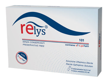 Relys monodose soluzione oftalmica 15 minicontenitori da 0,5 ml senza conservanti