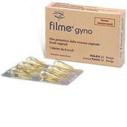 Ovuli vaginali lubrificanti filme gyno confezione da 6ovuli in blister astucciato