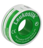 Cerotto in rocchetto leukosilk ipoallergenico bianco 1,25x500 cm