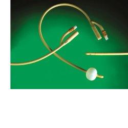Catetere uretrale foley in lattice siliconato ch24 per cateterizzazione vescicale prodotto in lattice medicale e trattato in silicone nella superficie esterna