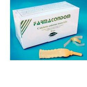 Catetere esterno maschile diametro 30mm prodotto in puro lattice naturale con tubicino di raccordo busta contenente un catetere esterno e un nastro biadesivo scatola 30 pezzi