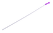 Sonda rettale monouso in nelaton ch22 colore viola. lunghezza 40cm