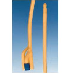 Catetere foley medical uretrale a 3 vie 5/15cc ch20 in lattice siliconato 10 pezzi