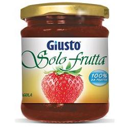 Giusto solo frutta marmellata fragole 284 g