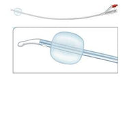 Catetere foley in silicone per adulti brillant plus 2 vie senza scanalature ch20 lunghezza 41 cm palloncino 10 ml punta cilindrica 2 fori 1 pezzo