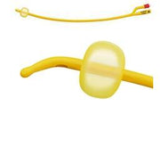 Catetere foley a media permanenza  rusch gold plus a 2 vie in silkolatex lattice-silicone per adulto ch18 lunghezza 40 cm punta cilindrica a 2 fori palloncino 5-15 ml 1 pezzo