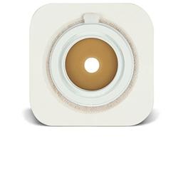 Placca con flangia e barriera protettiva e supporto microporoso dispositivi due pezzi con sistema di aggancio atraumatico consecura flex 35mm 5 pezzi