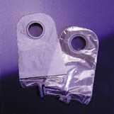 Sacca urostomia con valvola antireflusso e pellicola di rivestimento dispositivo due pezzi con sistema di aggancio atraumatico consecura sacca uro 35mm 10 pezzi