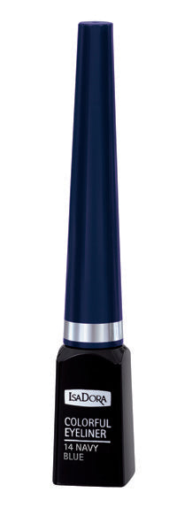 Isadora colorful eyeliner navy blue 14