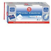 Astuccio pic pronto iniezione con 10 siringhe sterili monouso apirogene ed atossiche con ago 14 ultrafine 5ml