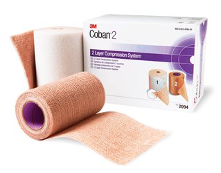 Benda coban per sistema compressivo a 2 strati