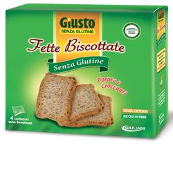 Giusto senza glutine fette biscottate 250 g