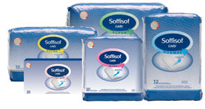 Pannolone per incontinenza con protezioni discrete morbide e anatomiche con nucleo super assorbente e uno speciale filtrante esterno traspirante soffisof lady super 15 pezzi
