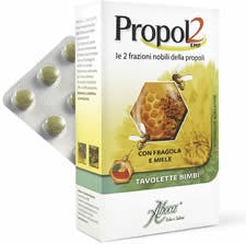 Propol2 emf fragola miele 45 tavolette per bambini