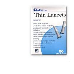 Lancette pungidito medisense thin 28 gauge 50 pezzi
