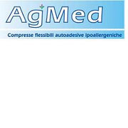 Medicazione ag med in tessuto non tessuto bianco traspirantecon tampone centrale garza assorbente con reticolo argento metallico 10x20 cm 3 pezzi