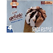 Coni gelato panna cioccolato 4 x 75 g