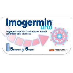 Imogermin urto 5 flaconcini 10 ml + 5 capsule 425 mg