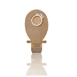 Sacca per ileostomia sistema a 2 pezzi sensura click aperta trasparente foro 40mm capacita' 420ml 30 pezzi