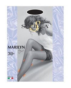 Marilyn 30 sheer calza autoreggente visone 2