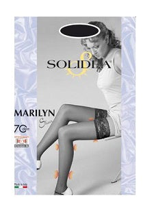Marilyn 70 sheer calza autoreggente visone 4