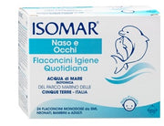 Isomar soluzione isotonica acqua mare igiene quotidiana 24 flaconcini monodose 5 ml