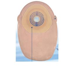 Sacca per colostomia opaca biodegradabile flair active xtradiametro 44 mm 30 pezzi