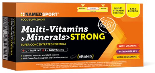 Multi-vitamins&minerals strong 60 compresse