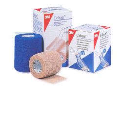 Benda elastica compressiva autoadesiva coban 10x350 cm a riposo colore carne
