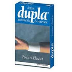 Polsiera elastica dupla bianca l