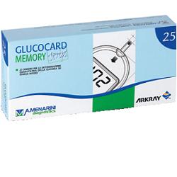 Strisce misurazione glicemia per glucocard memory 2 e memory pc 25 pezzi