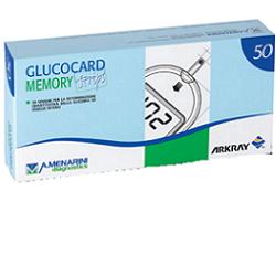 Strisce misurazione glicemia per glucocard memory 2 e memory pc 50 pezzi
