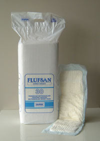 Flufsan pannolone rettangolare per incontinenza leggera mini plus 30 pezzi