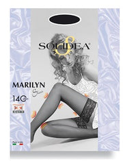 Marilyn 140 sheer calza autoreggente glace' l