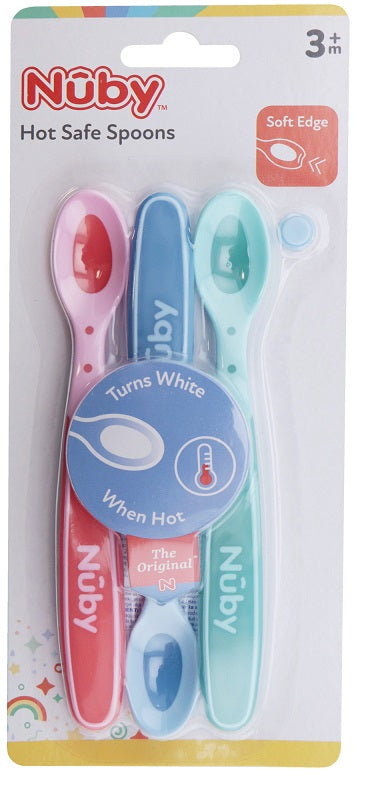 Nuby cucchiaino termosensibile +4 mesi 2 pezzi