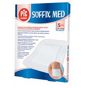 Cerotto pic soffix med in tnt con tampone centrale assorbente sterile monouso 5x7cm antibatterico 1 pezzo
