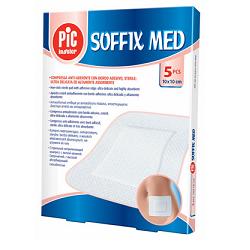 Cerotto pic soffix med in tnt con tampone centrale assorbente sterile monouso 10x10cm 1 pezzo